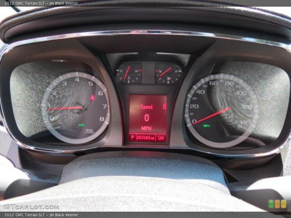 Jet Black Interior Gauges for the 2012 GMC Terrain SLT #81085652