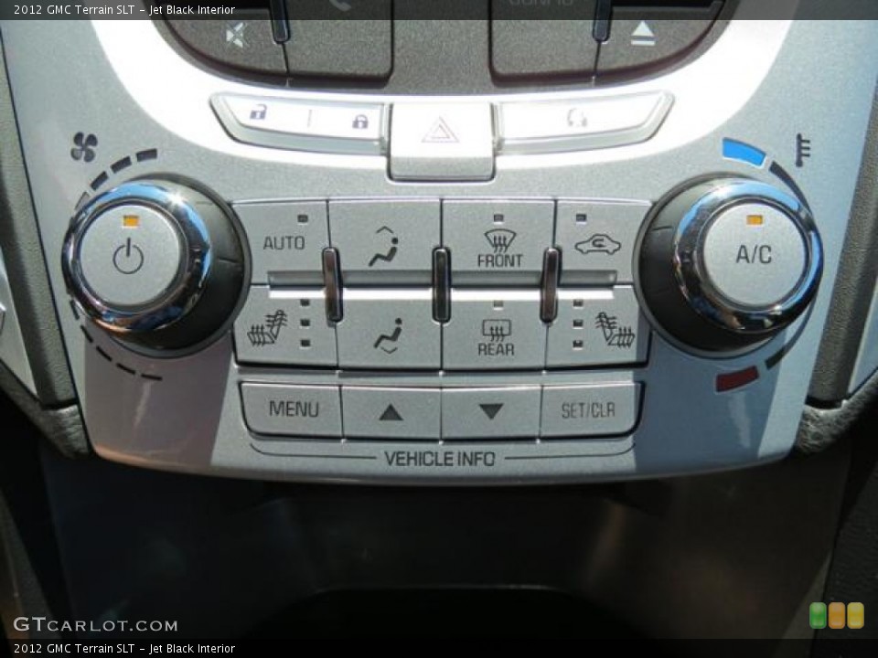Jet Black Interior Controls for the 2012 GMC Terrain SLT #81085704