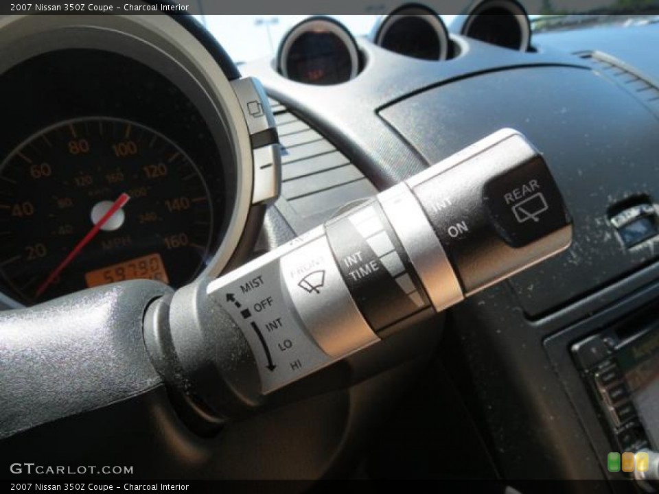 Charcoal Interior Controls for the 2007 Nissan 350Z Coupe #81089411