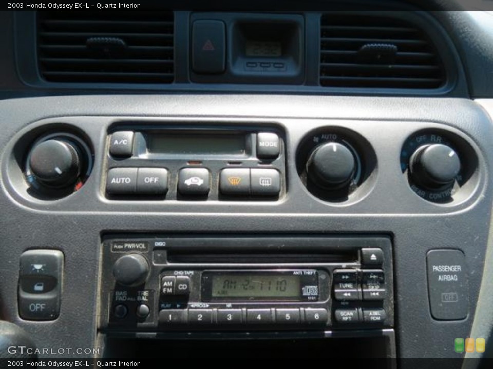Quartz Interior Controls for the 2003 Honda Odyssey EX-L #81090005