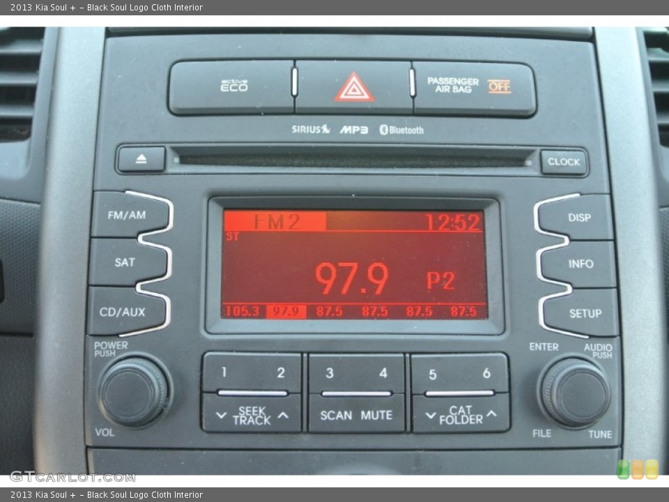 Black Soul Logo Cloth Interior Audio System for the 2013 Kia Soul + #81090155