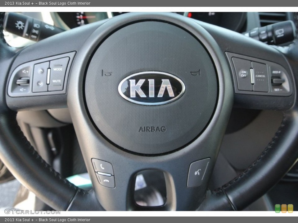 Black Soul Logo Cloth Interior Controls for the 2013 Kia Soul + #81090181