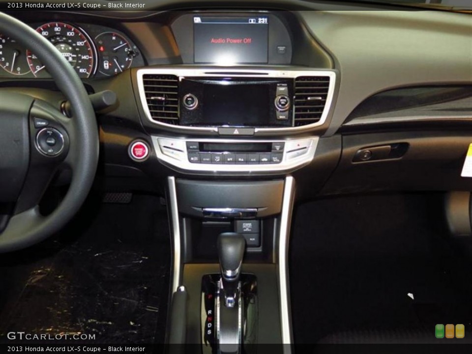 Black Interior Controls for the 2013 Honda Accord LX-S Coupe #81090308