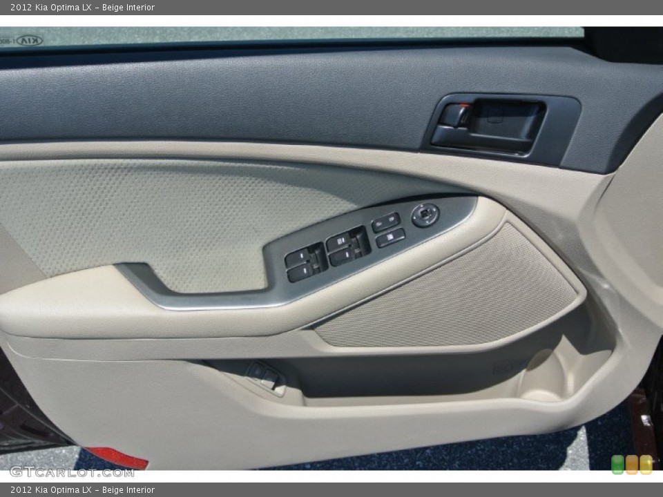 Beige Interior Door Panel for the 2012 Kia Optima LX #81091649
