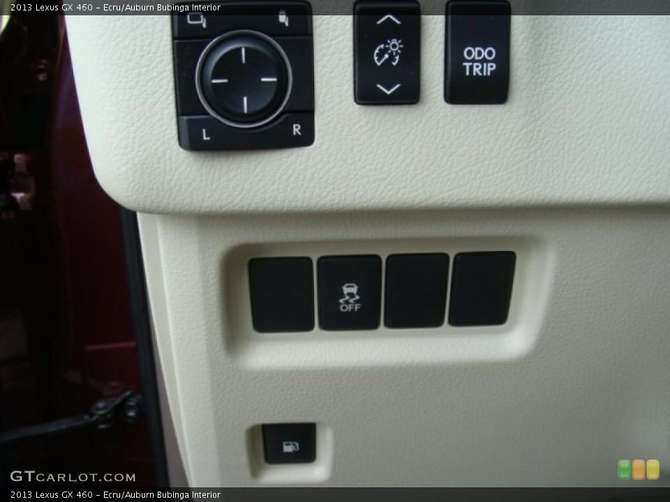 Ecru/Auburn Bubinga Interior Controls for the 2013 Lexus GX 460 #81092504
