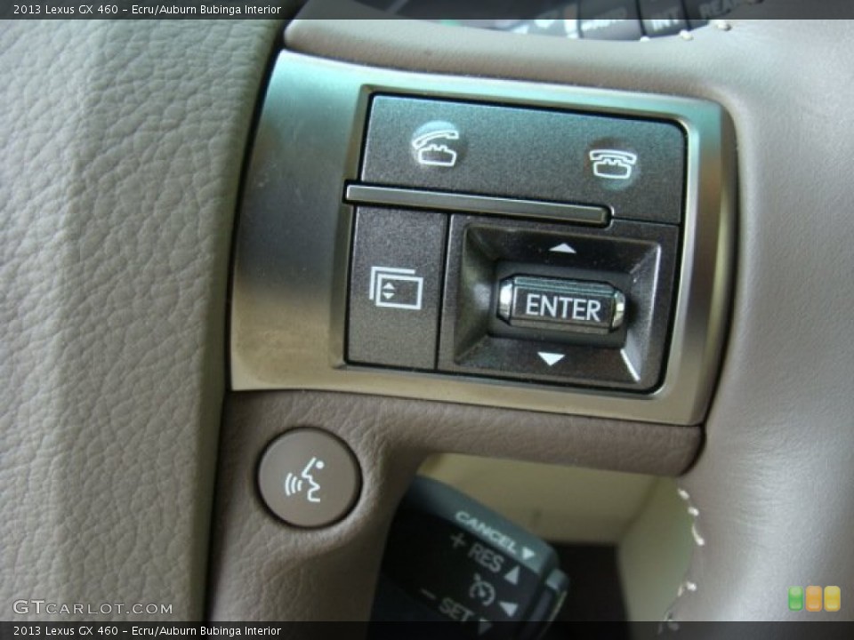 Ecru/Auburn Bubinga Interior Controls for the 2013 Lexus GX 460 #81092563