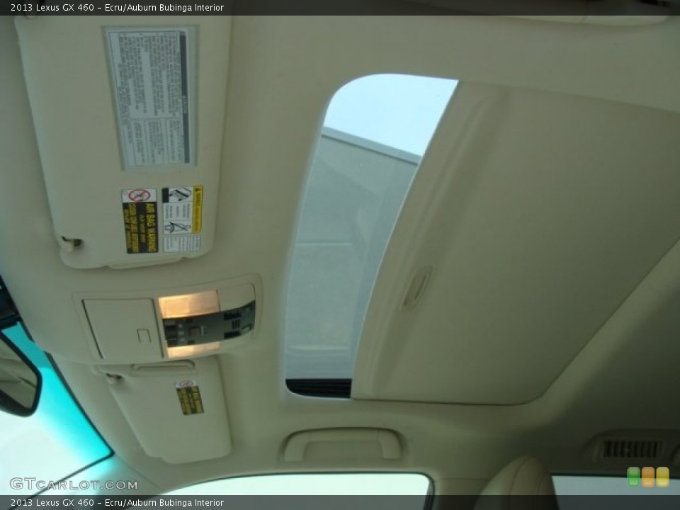 Ecru/Auburn Bubinga Interior Sunroof for the 2013 Lexus GX 460 #81092696
