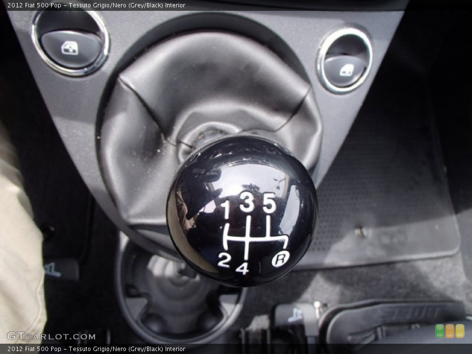 Tessuto Grigio/Nero (Grey/Black) Interior Transmission for the 2012 Fiat 500 Pop #81092751