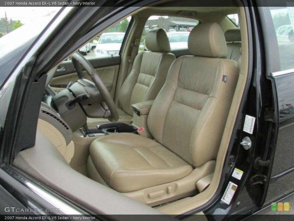 Ivory Interior Photo for the 2007 Honda Accord EX-L V6 Sedan #81093828