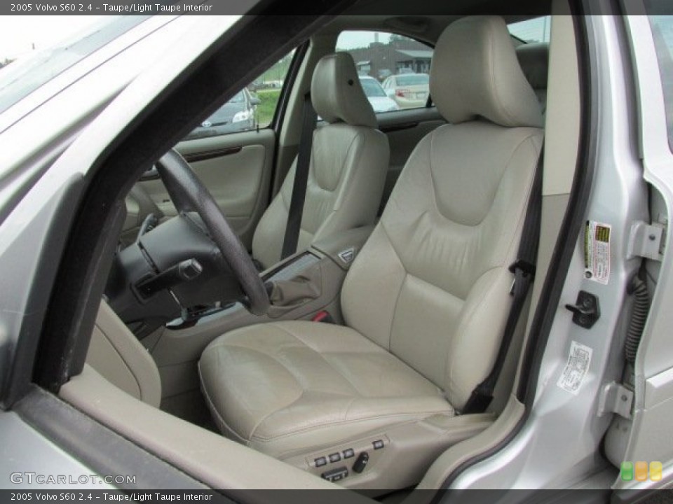 Taupe/Light Taupe Interior Front Seat for the 2005 Volvo S60 2.4 #81094670