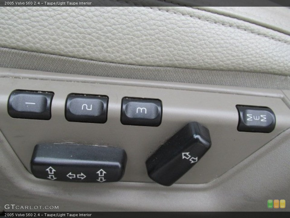 Taupe/Light Taupe Interior Controls for the 2005 Volvo S60 2.4 #81094691