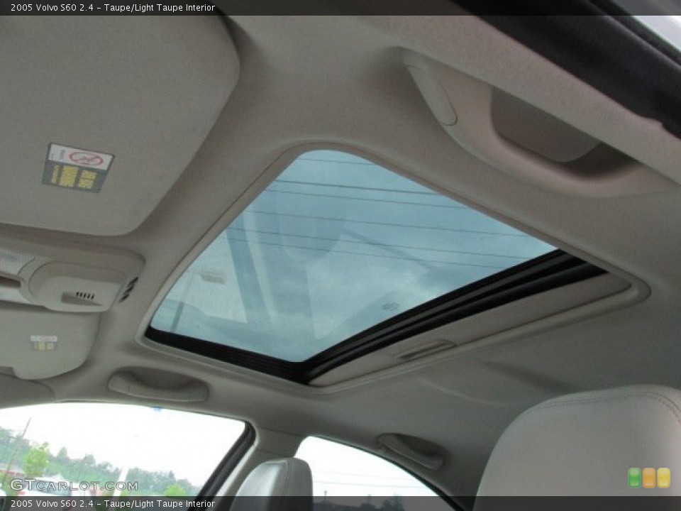Taupe/Light Taupe Interior Sunroof for the 2005 Volvo S60 2.4 #81094709
