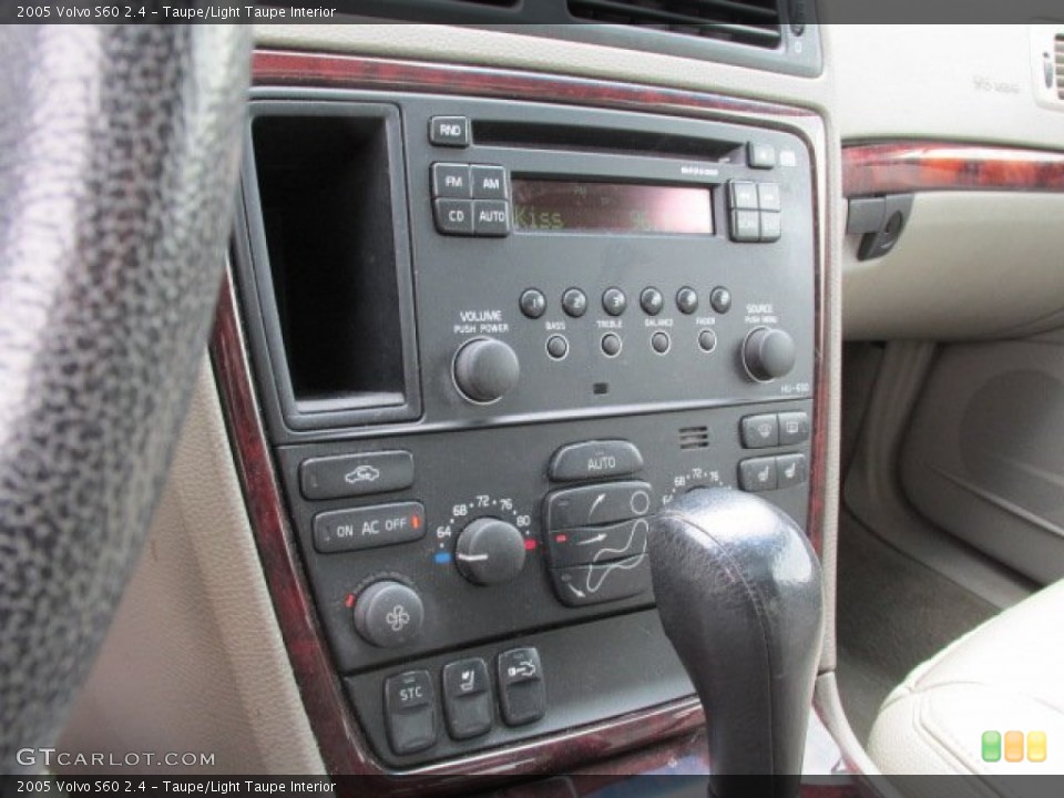 Taupe/Light Taupe Interior Controls for the 2005 Volvo S60 2.4 #81094774