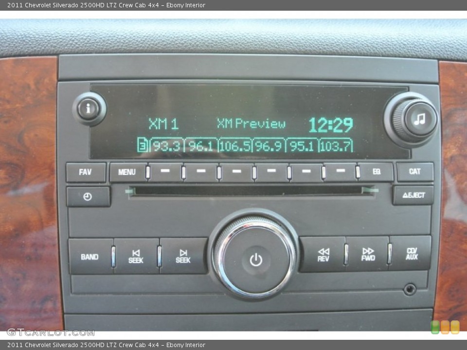 Ebony Interior Audio System for the 2011 Chevrolet Silverado 2500HD LTZ Crew Cab 4x4 #81094905
