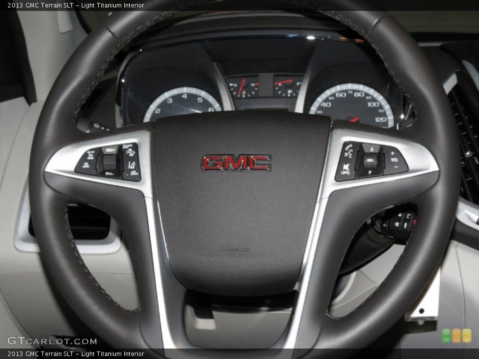 Light Titanium Interior Steering Wheel for the 2013 GMC Terrain SLT #81095007