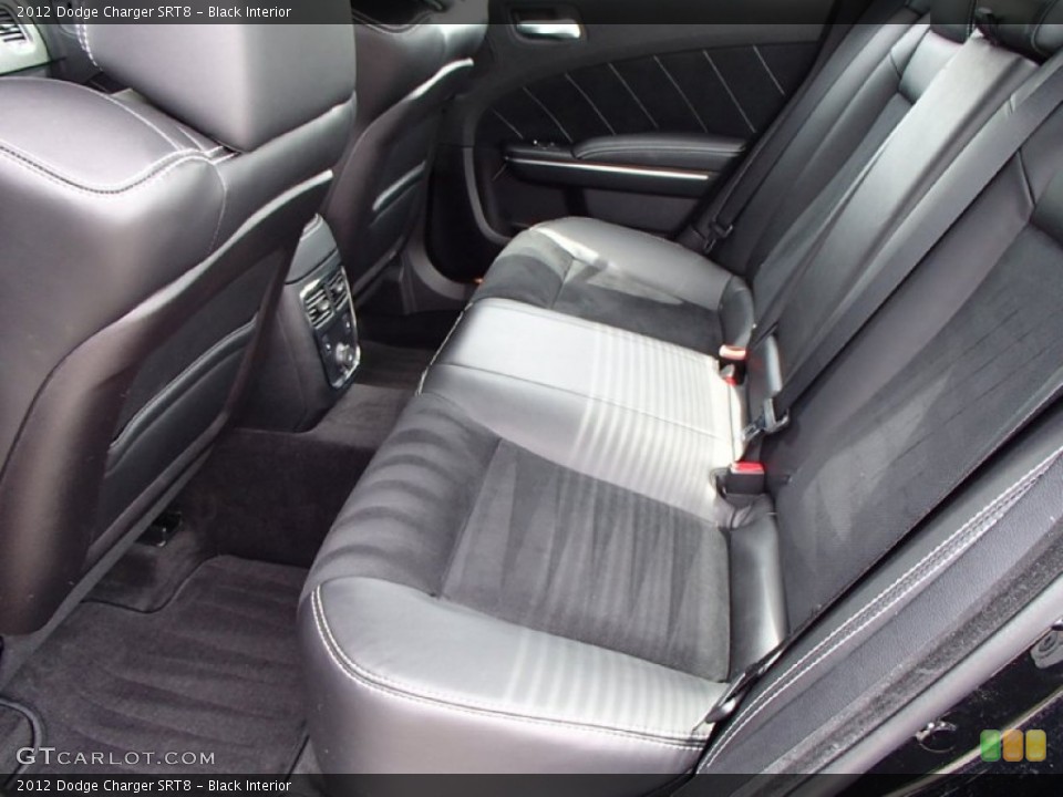 Black Interior Rear Seat for the 2012 Dodge Charger SRT8 #81096407