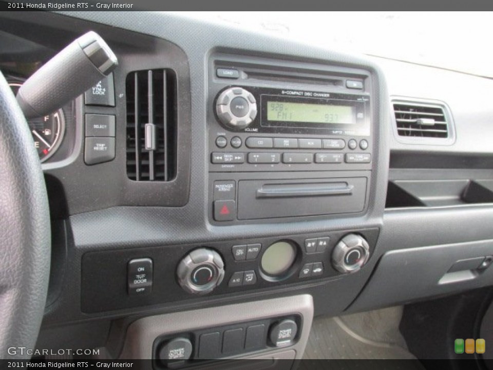 Gray Interior Controls for the 2011 Honda Ridgeline RTS #81096490