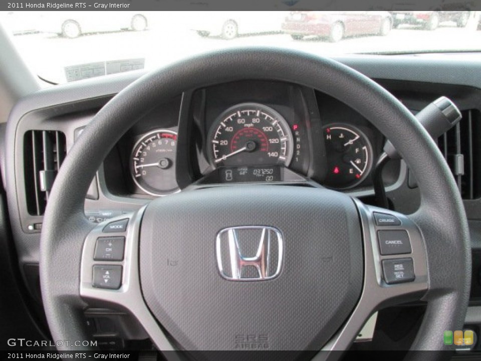 Gray Interior Steering Wheel for the 2011 Honda Ridgeline RTS #81096509