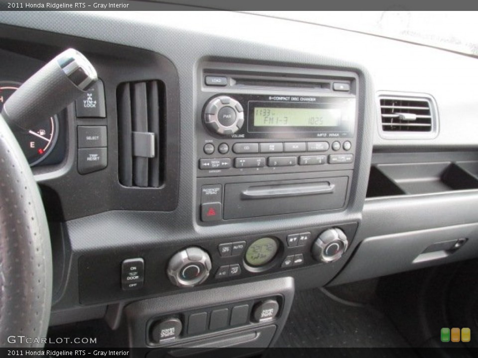 Gray Interior Controls for the 2011 Honda Ridgeline RTS #81096964
