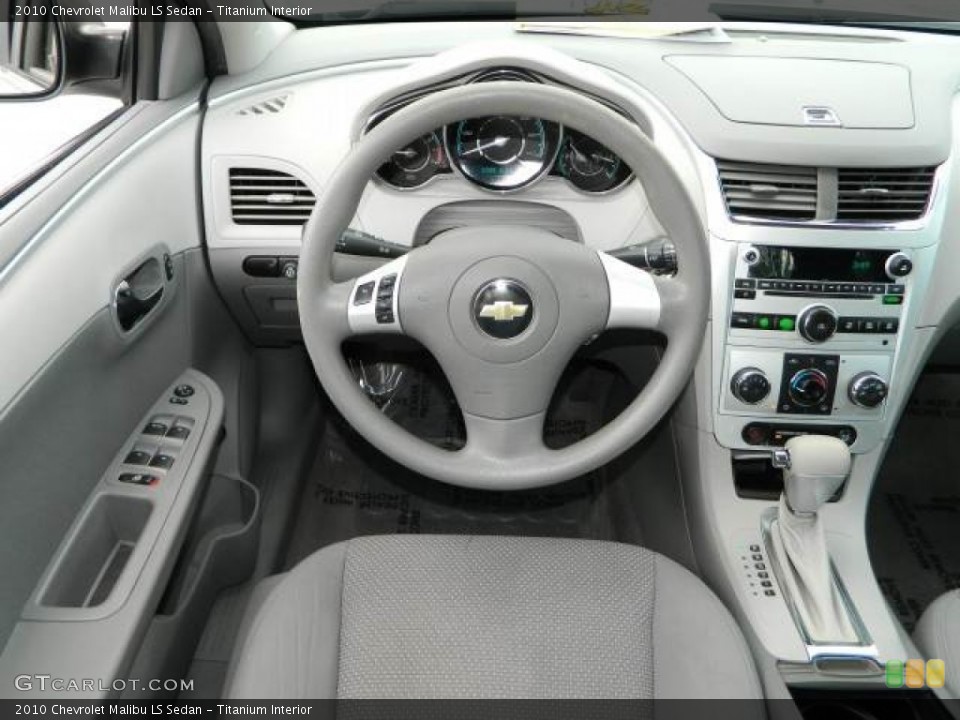 Titanium Interior Steering Wheel for the 2010 Chevrolet Malibu LS Sedan #81097241