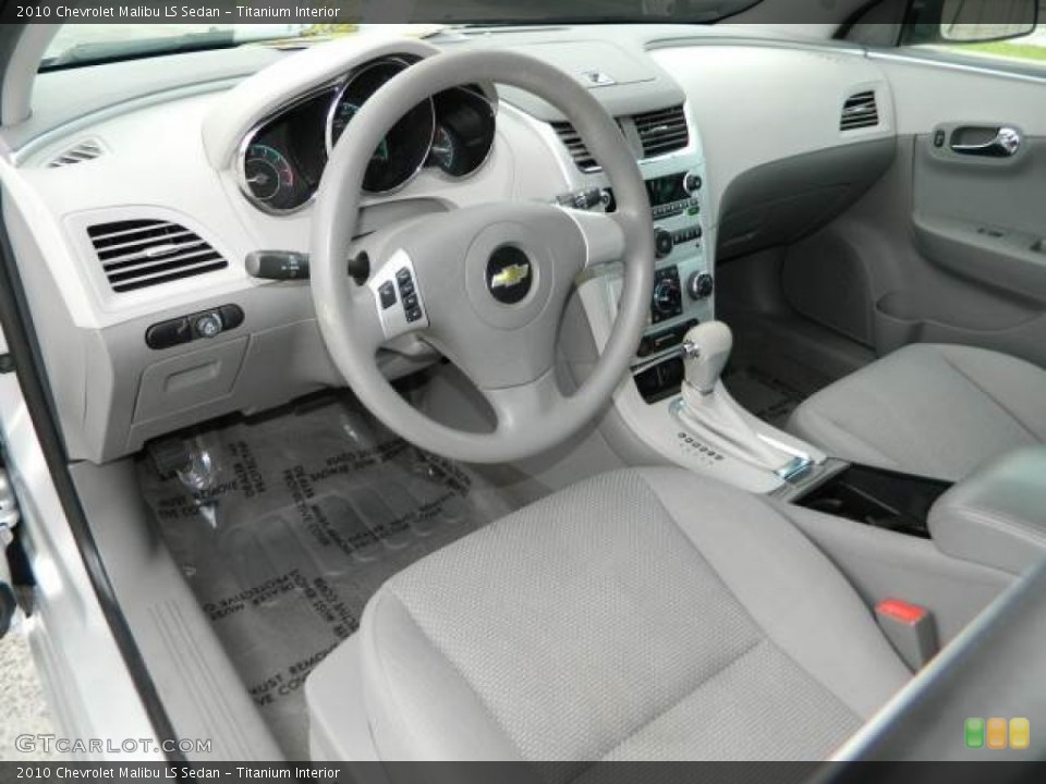 Titanium Interior Prime Interior for the 2010 Chevrolet Malibu LS Sedan #81097295