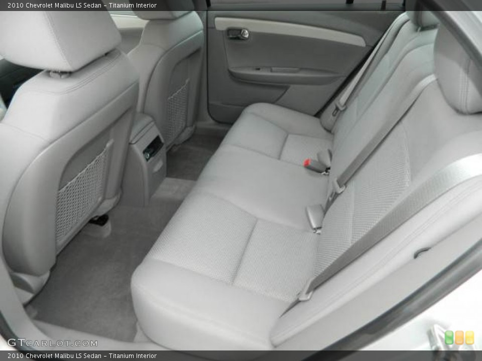 Titanium Interior Rear Seat for the 2010 Chevrolet Malibu LS Sedan #81097318