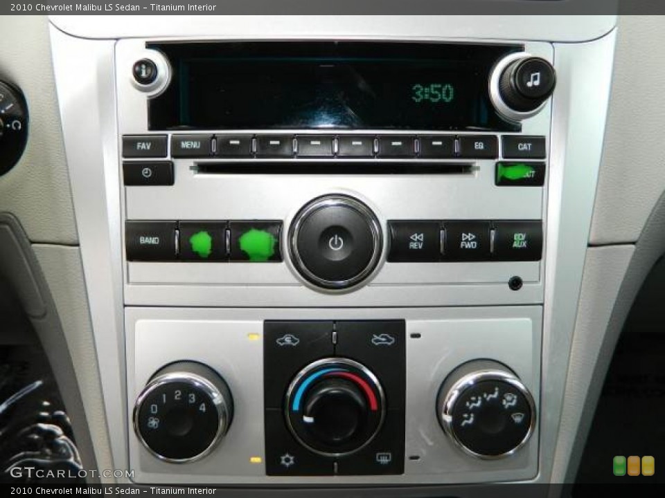 Titanium Interior Audio System for the 2010 Chevrolet Malibu LS Sedan #81097405