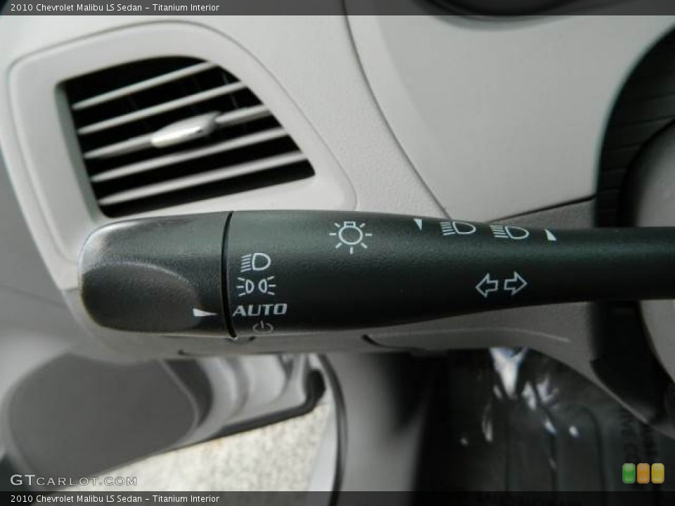Titanium Interior Controls for the 2010 Chevrolet Malibu LS Sedan #81097463