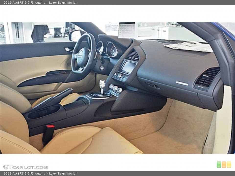 Luxor Beige Interior Photo for the 2012 Audi R8 5.2 FSI quattro #81098381