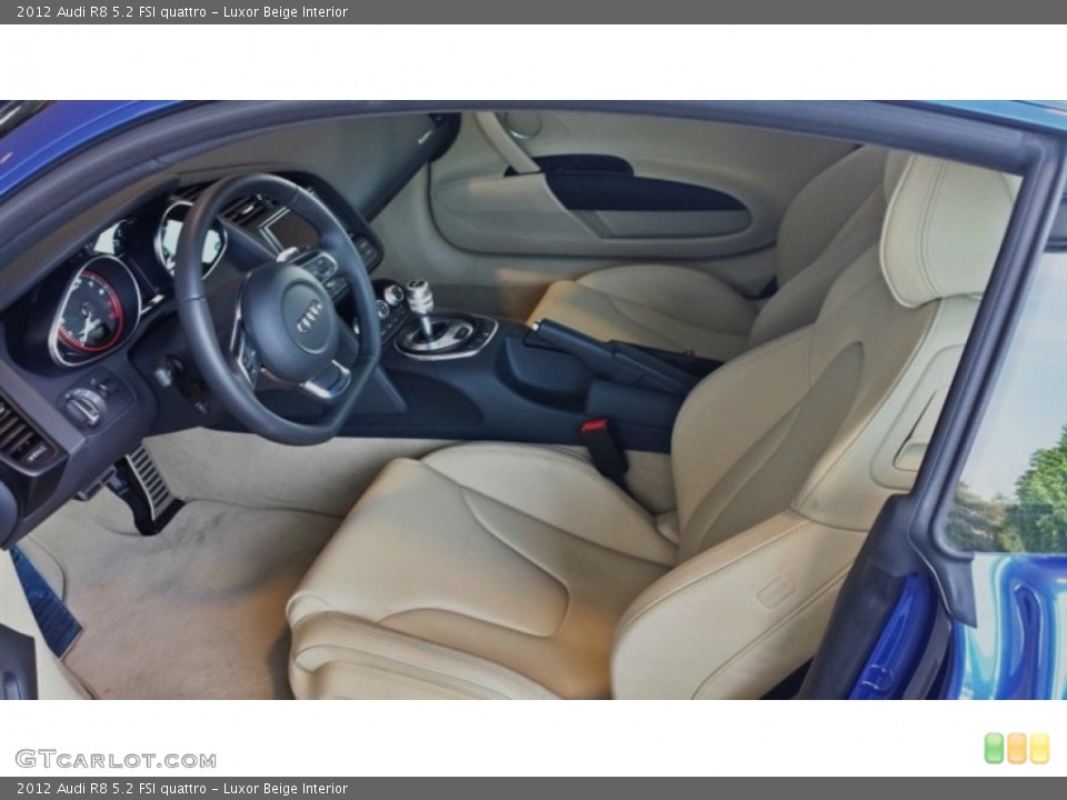 Luxor Beige Interior Photo for the 2012 Audi R8 5.2 FSI quattro #81098407
