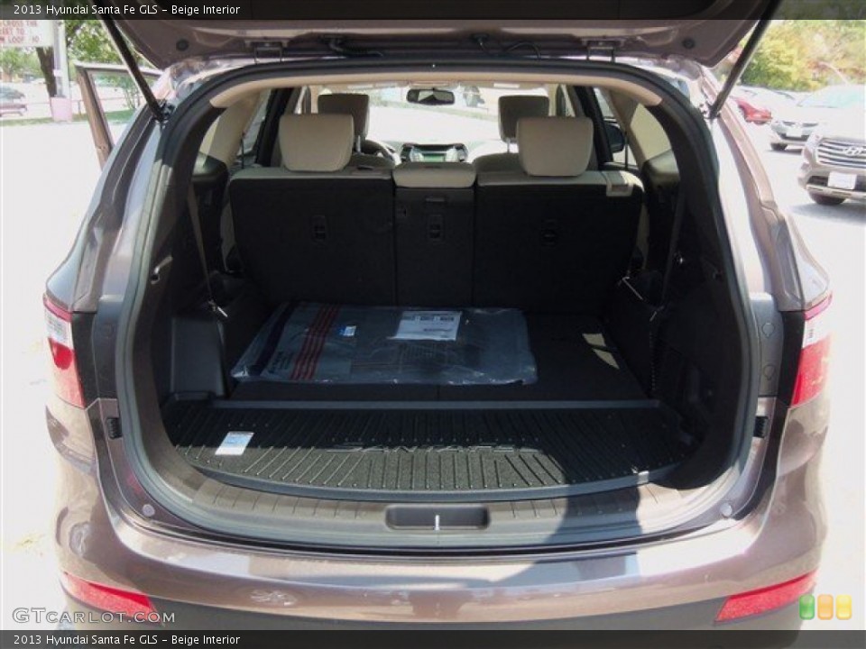 Beige Interior Trunk for the 2013 Hyundai Santa Fe GLS #81098534