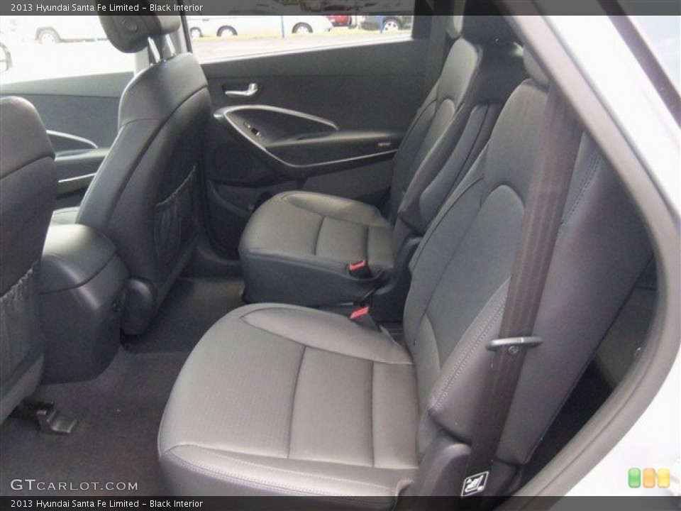 Black Interior Rear Seat for the 2013 Hyundai Santa Fe Limited #81098927