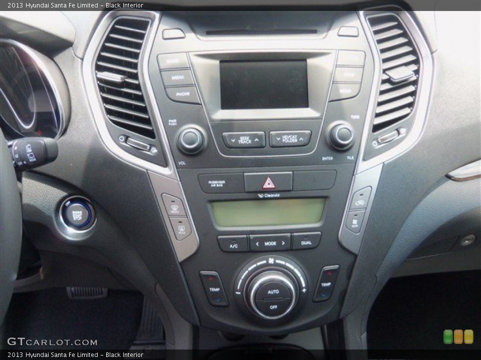 Black Interior Controls for the 2013 Hyundai Santa Fe Limited #81099011