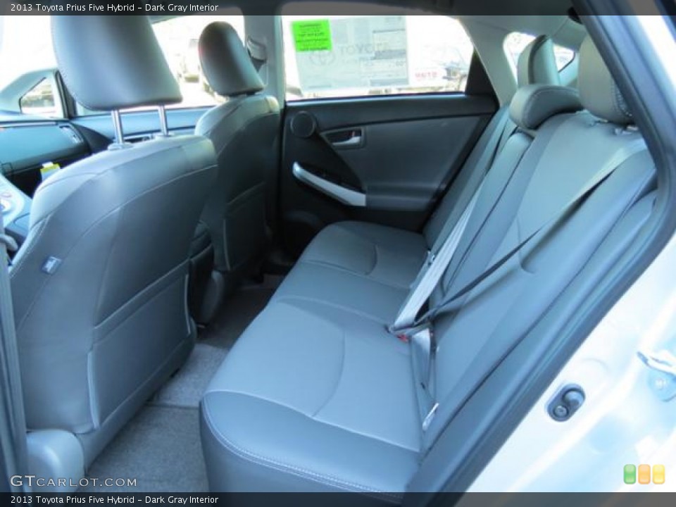 Dark Gray Interior Rear Seat for the 2013 Toyota Prius Five Hybrid #81100427