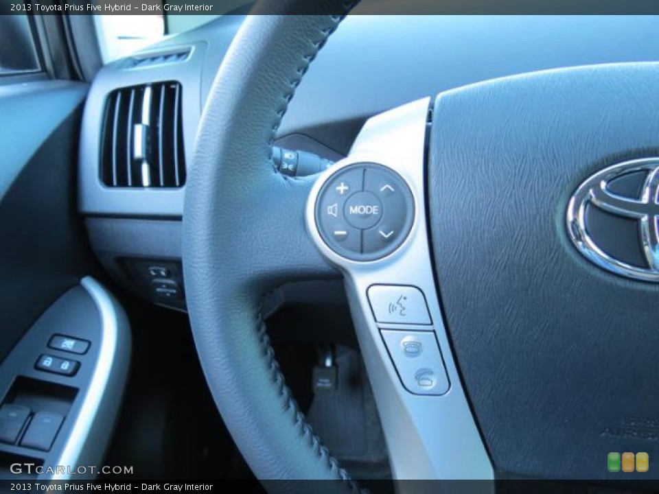 Dark Gray Interior Controls for the 2013 Toyota Prius Five Hybrid #81100633