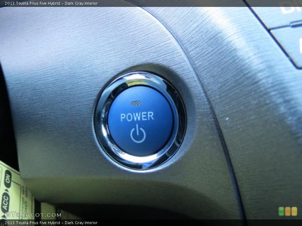 Dark Gray Interior Controls for the 2013 Toyota Prius Five Hybrid #81100677