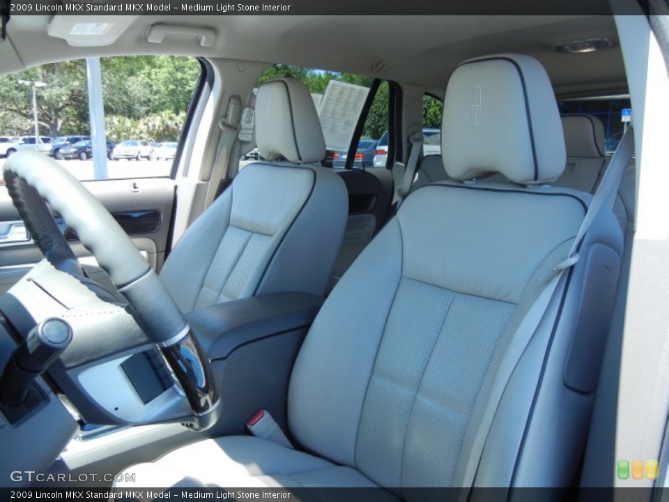 Medium Light Stone 2009 Lincoln MKX Interiors