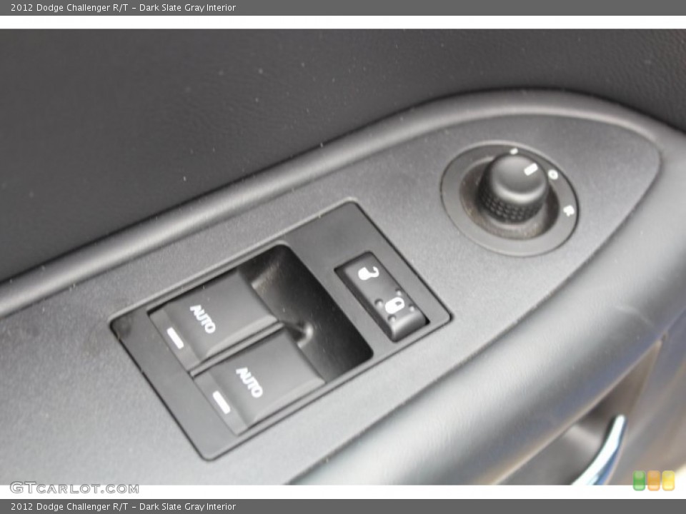 Dark Slate Gray Interior Controls for the 2012 Dodge Challenger R/T #81101836