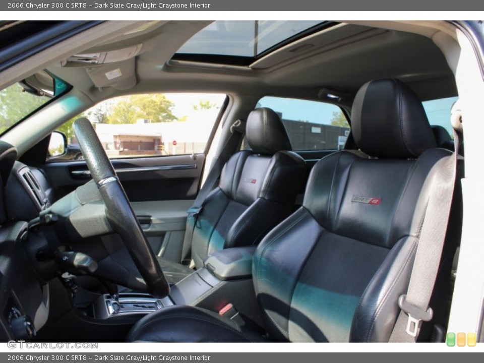 Dark Slate Gray/Light Graystone Interior Front Seat for the 2006 Chrysler 300 C SRT8 #81102011