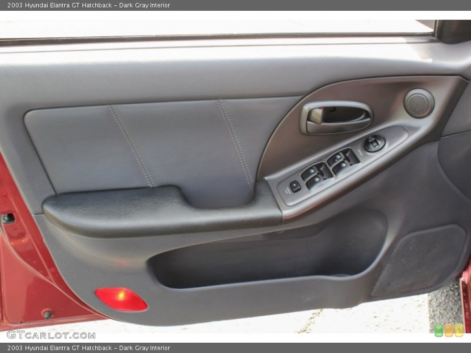 Dark Gray Interior Door Panel for the 2003 Hyundai Elantra GT Hatchback #81102944