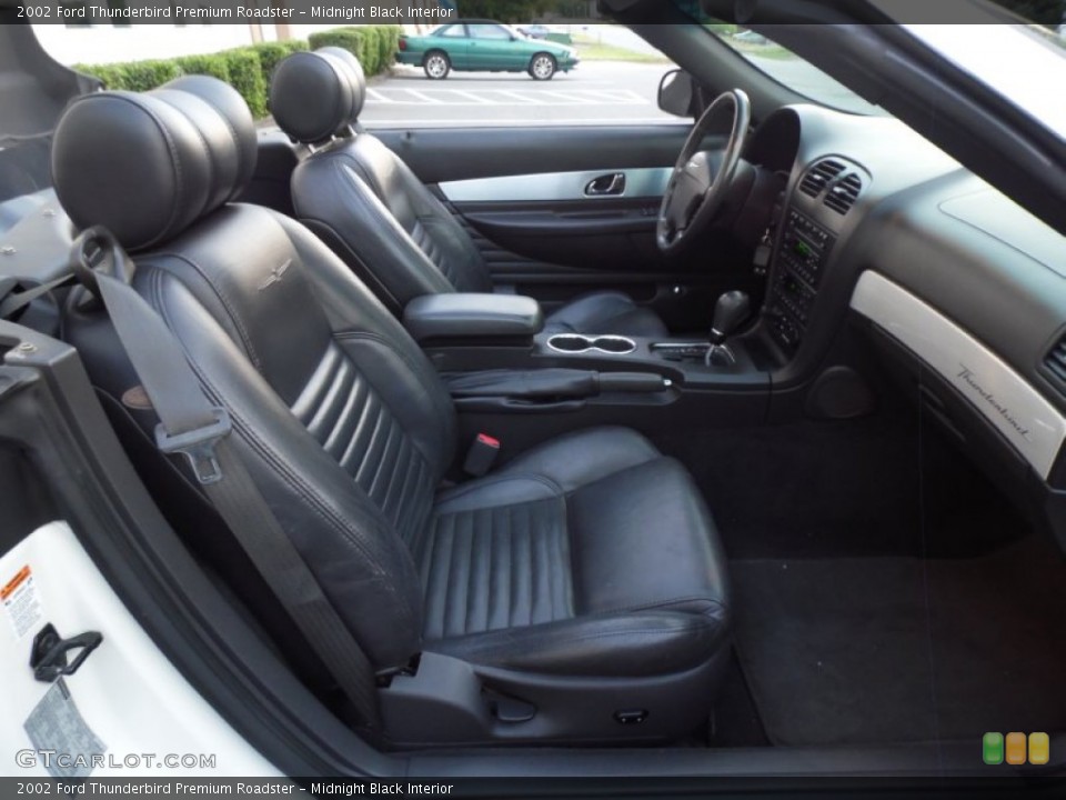 Midnight Black Interior Photo for the 2002 Ford Thunderbird Premium Roadster #81103913
