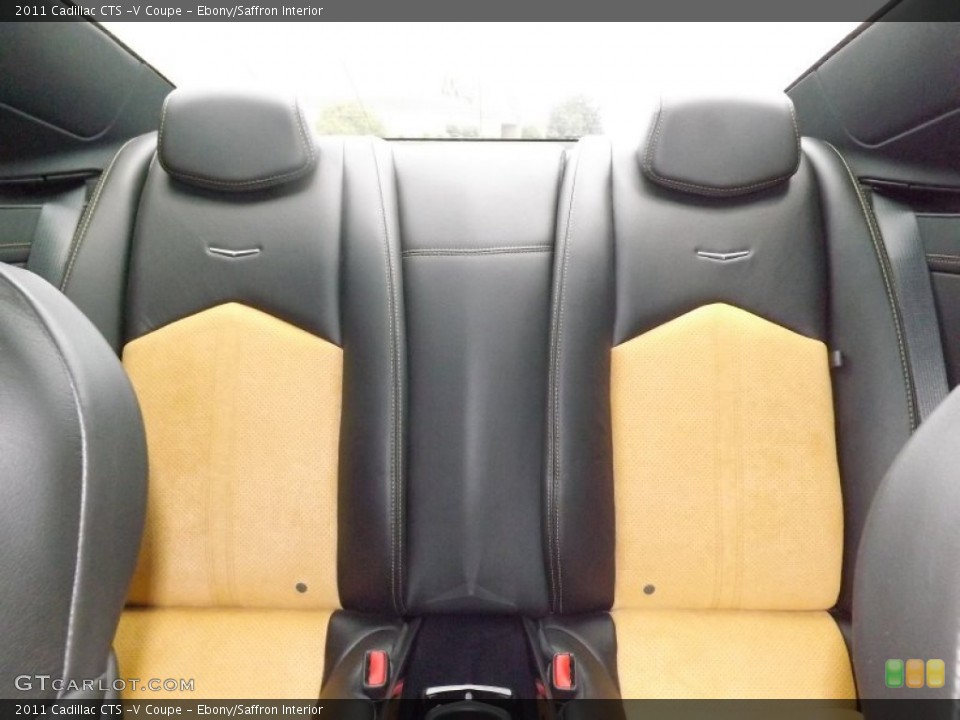 Ebony/Saffron Interior Rear Seat for the 2011 Cadillac CTS -V Coupe #81104054