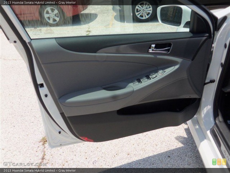 Gray Interior Door Panel for the 2013 Hyundai Sonata Hybrid Limited #81104067