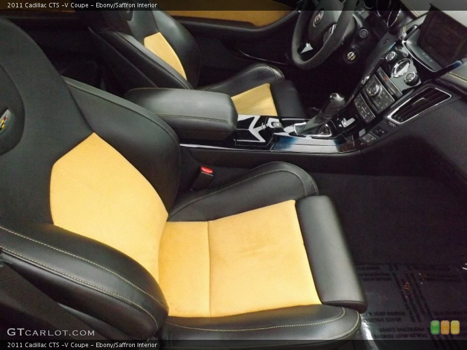 Ebony/Saffron Interior Front Seat for the 2011 Cadillac CTS -V Coupe #81104081