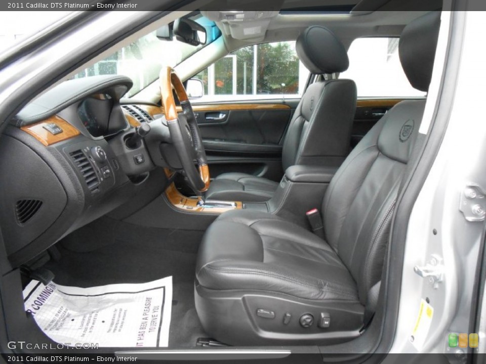 Ebony Interior Photo for the 2011 Cadillac DTS Platinum #81104109