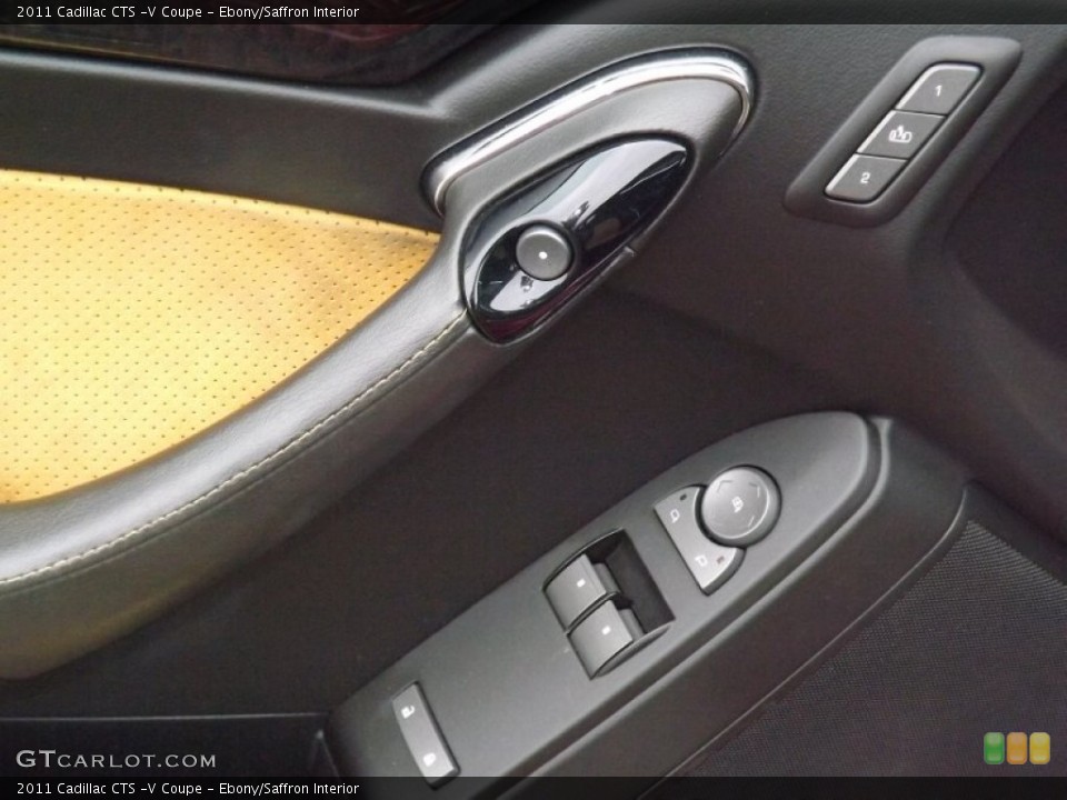 Ebony/Saffron Interior Controls for the 2011 Cadillac CTS -V Coupe #81104119