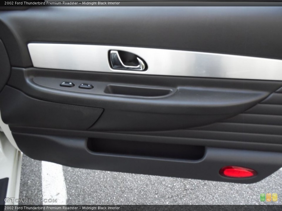 Midnight Black Interior Door Panel for the 2002 Ford Thunderbird Premium Roadster #81104394