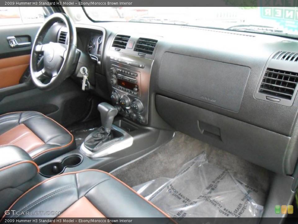 Ebony/Morocco Brown Interior Dashboard for the 2009 Hummer H3  #81104726