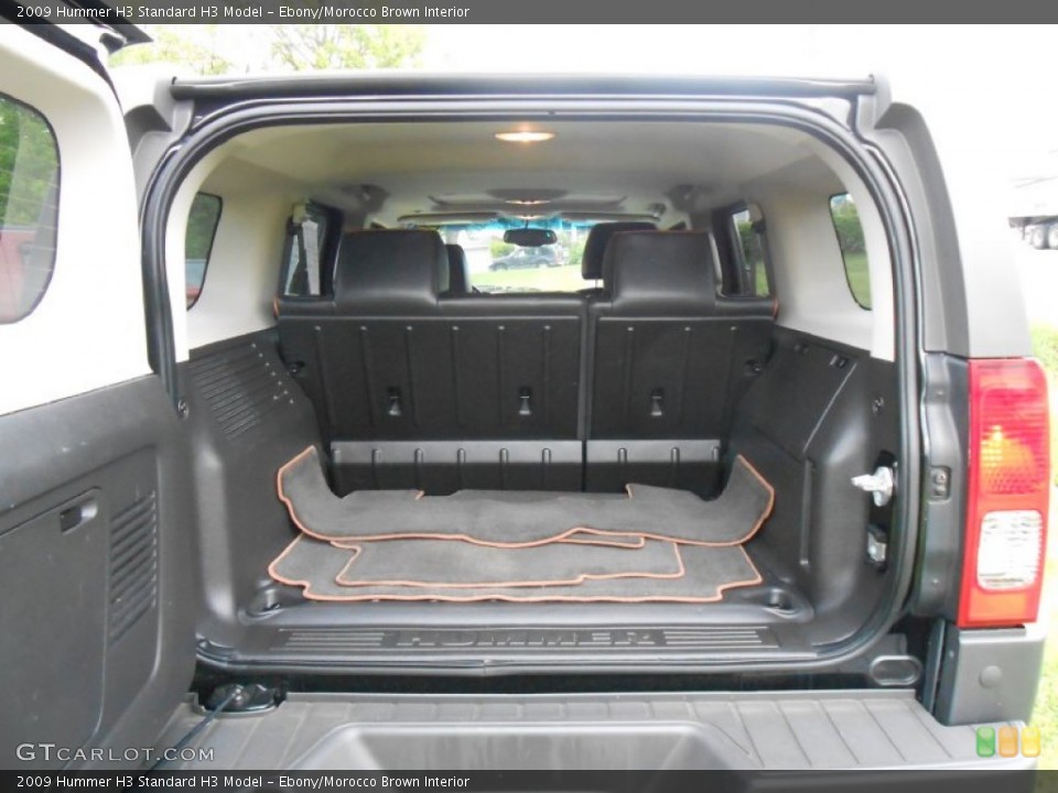 Ebony/Morocco Brown Interior Trunk for the 2009 Hummer H3  #81104819