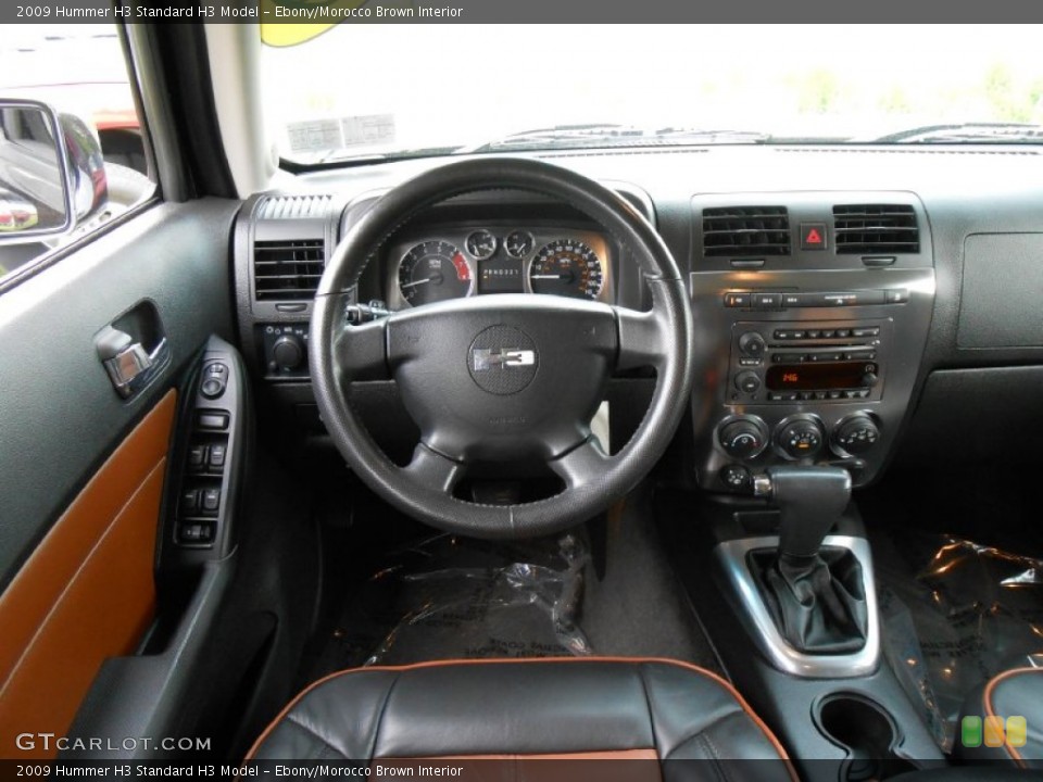 Ebony/Morocco Brown Interior Dashboard for the 2009 Hummer H3  #81104891